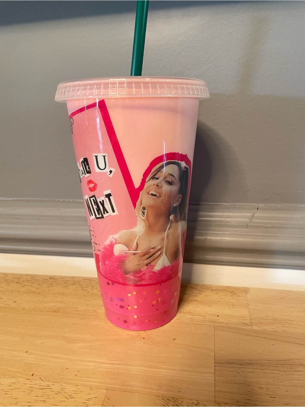 Ariana Grande Thank u, Next Custom Starbucks Cold Cup